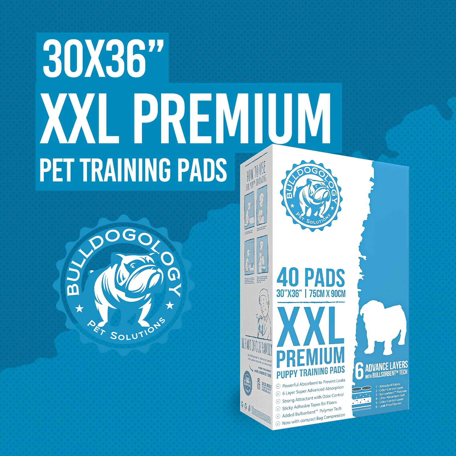 Bulldogology 40 unidades disponibles, garantía de satisfacción para tranquilidad del dueño.