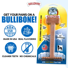 Bullibone diseño ergonómico facilita el agarre y mordida segura.