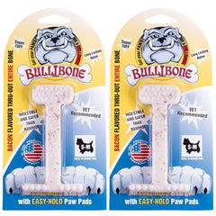 Bullibone hueso de nylon con sabor a bacon para masticadores vigorosos