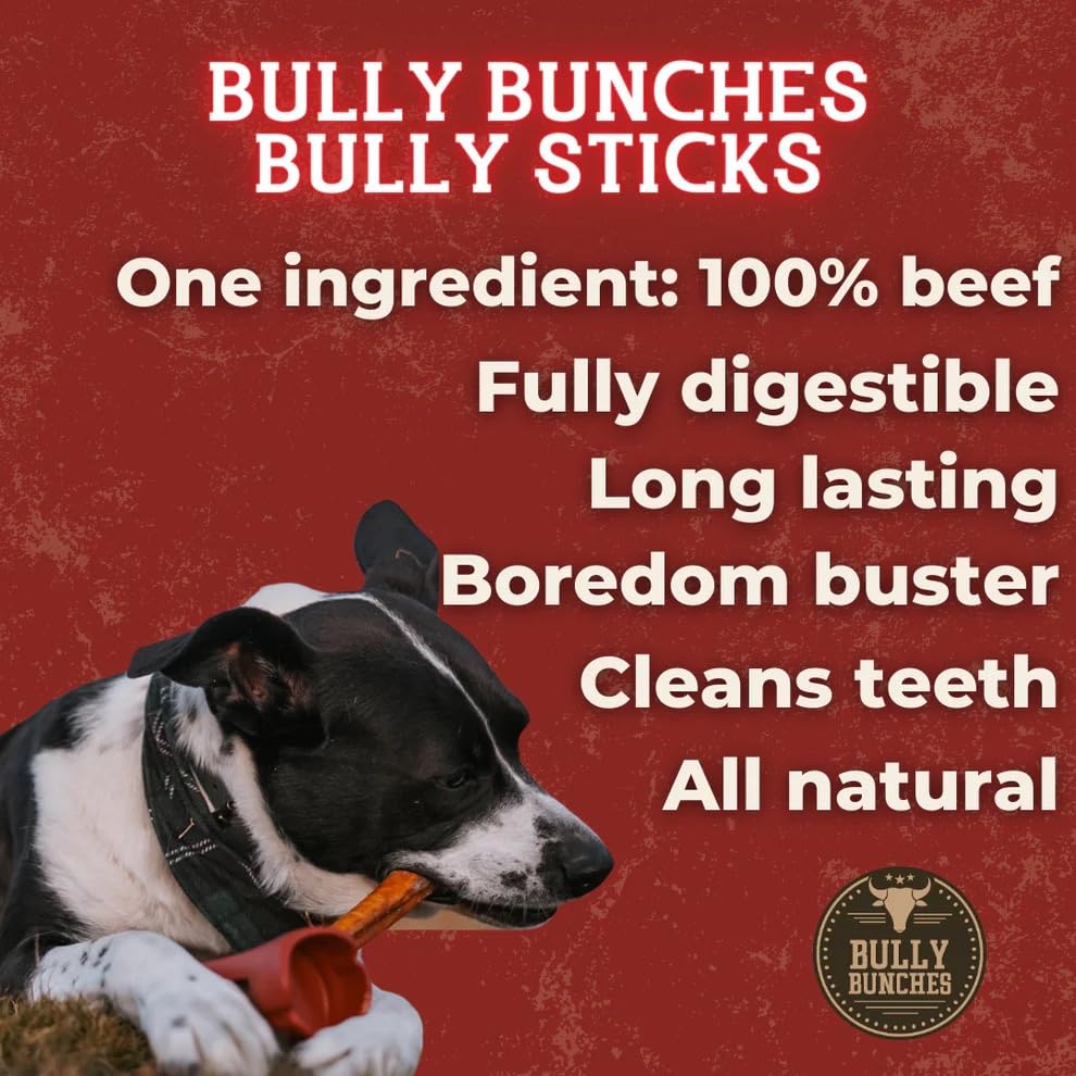 Bully Bunches Premium 6 pulgadas, palito masticable para perros pequeños