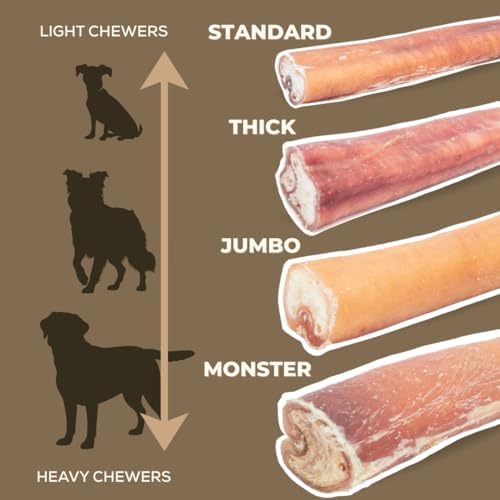 Bully Bunches Premium para cachorros y perros pequeños, masticación segura