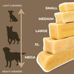 Bully Bunches Yak chews Himalaya, origen ético.