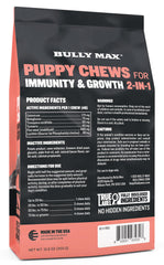 Bully Max 2-en-1 con colostro para immunidad y desarrollo del cachorro.