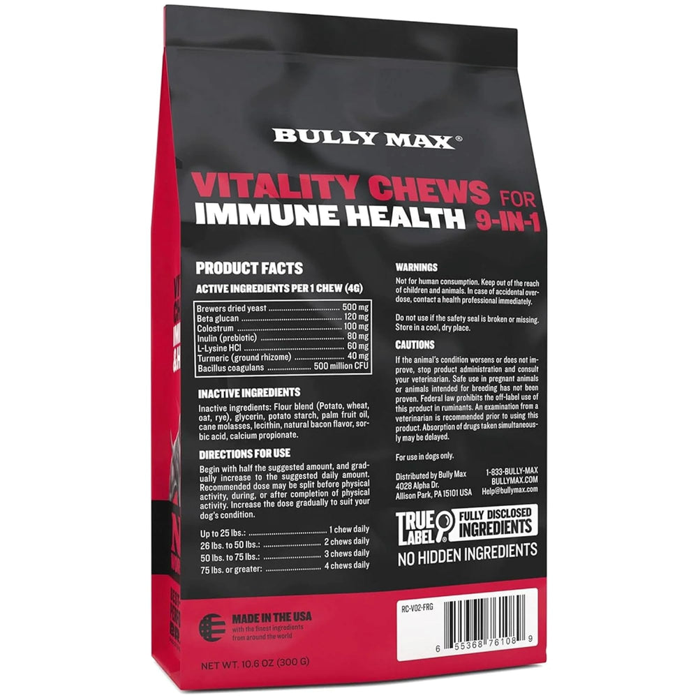 Bully Max pelaje brillante y piel sana: soporte nutritivo para el pelaje y la piel