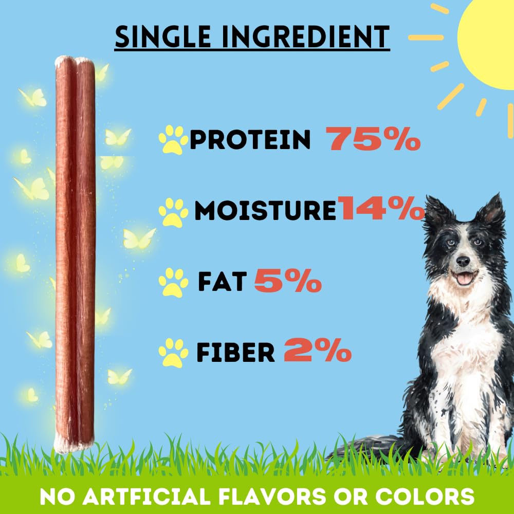 Uso diario de BULLYSTICKS & MORE para perro mediano.