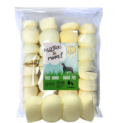 BULLYSTICKS & MORE: rollos de mejilla de res de 6 pulgadas para perros.