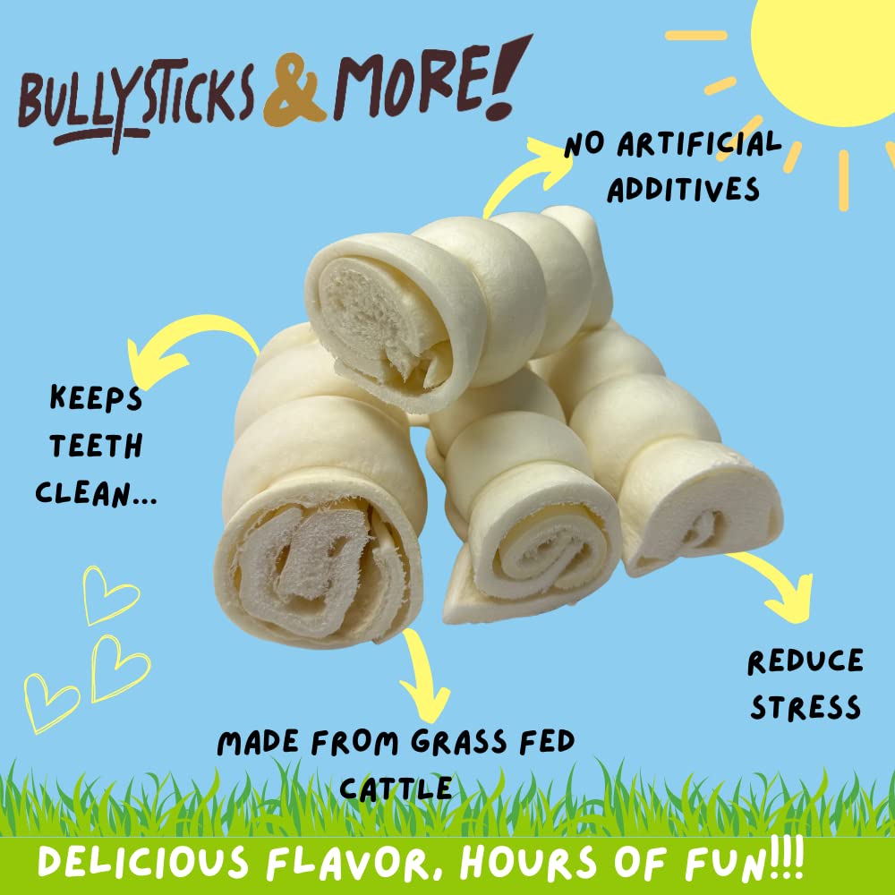 Rollos sin piel extra gruesos de res de BULLYSTICKS & MORE.