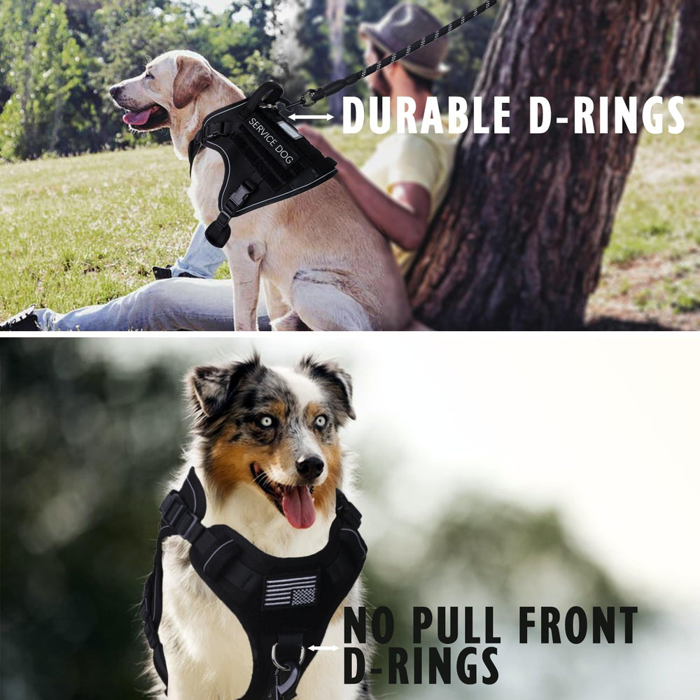 Paneles de velcro BUMBIN para parches, personaliza la identidad del perro