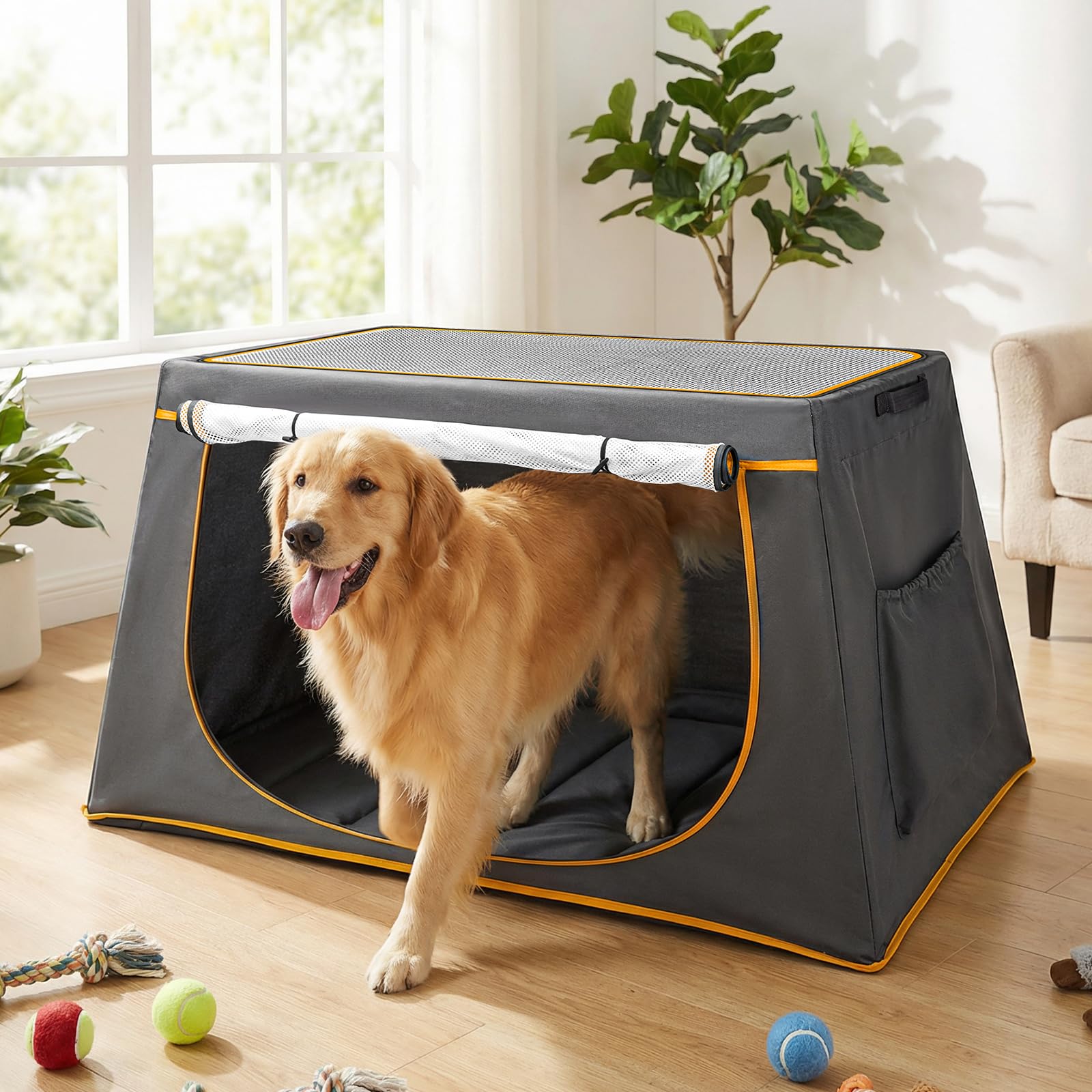 Capacidad de hasta 100 libras para perros grandes
