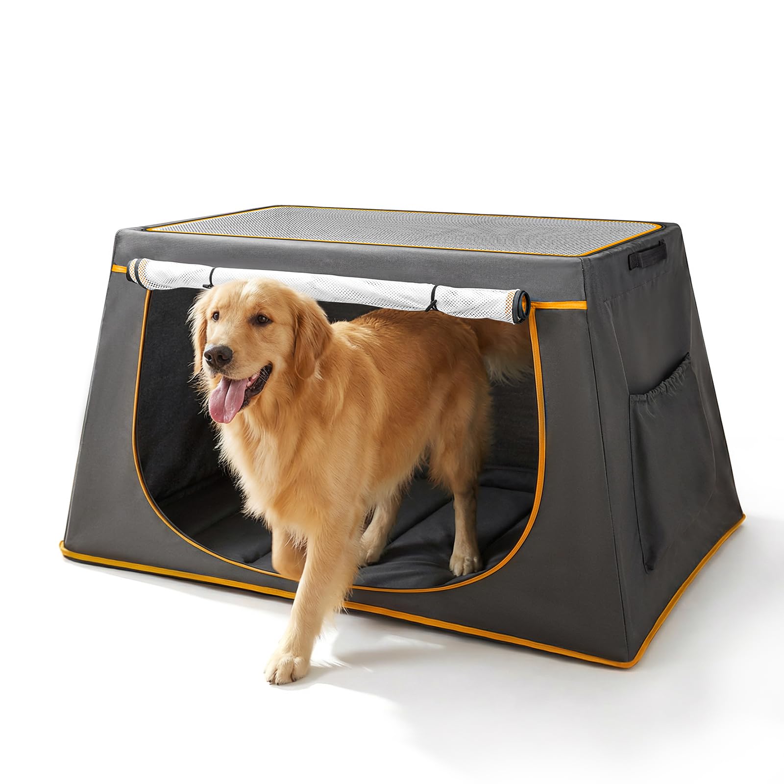 Jaula de viaje BUMUBI colapsable exterior para perros grandes