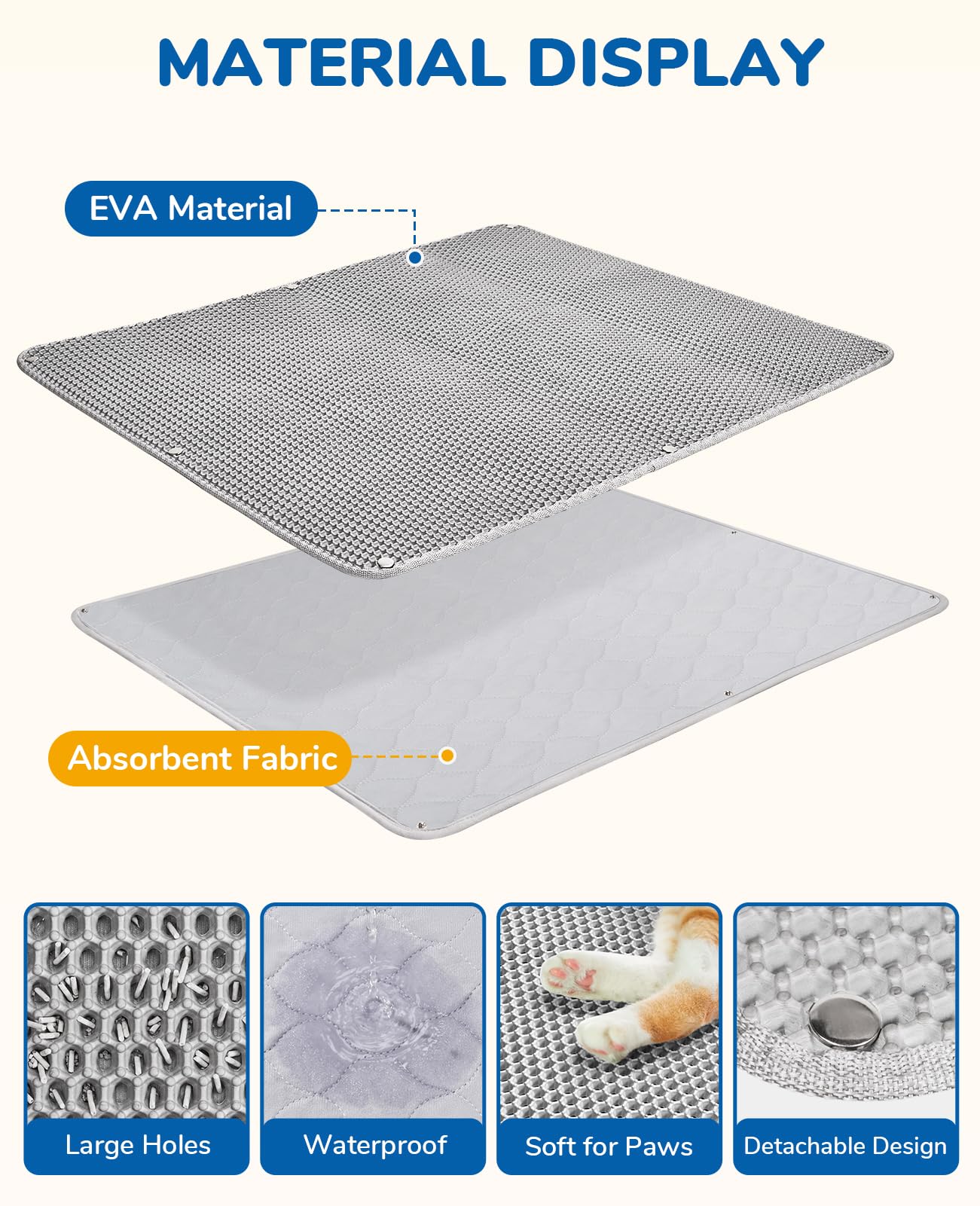 BurgeonNest capa inferior absorbente evita filtraciones