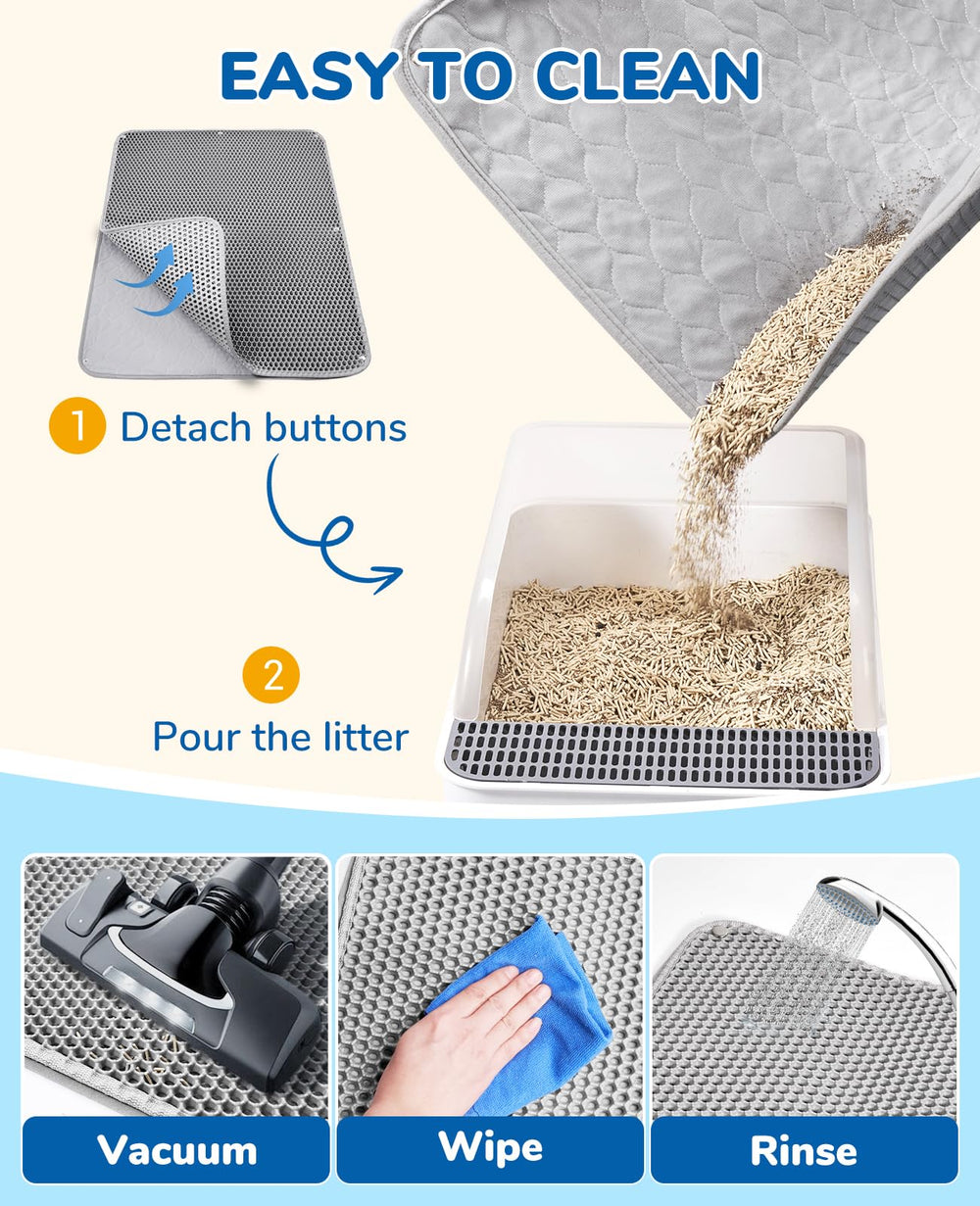 BurgeonNest capa superior lavable con ducha para limpieza rápida