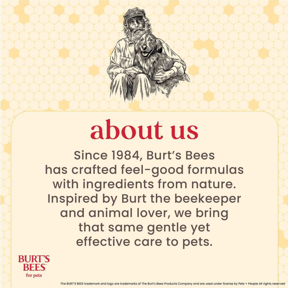 Aplicación fácil de Burt’s Bees para mascotas, sin fragancias artificiales