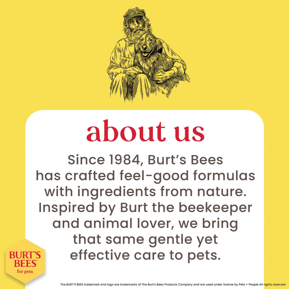 BURT'S BEES FOR PETS champú sin fragancias agresivas para gatos de interior ofrece una experiencia suave.