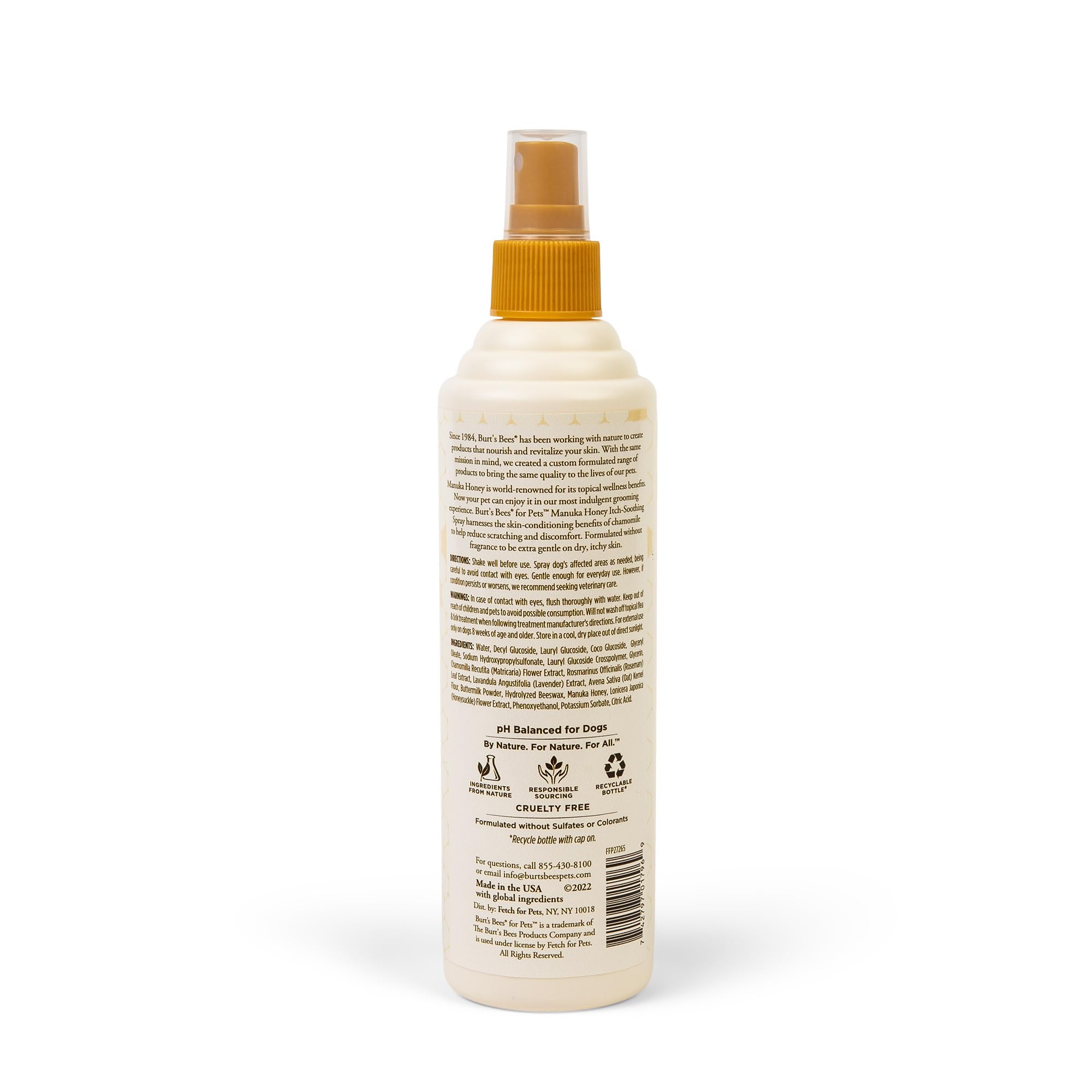 Cuidado de la piel de perros con pH balanceado Burt’s Bees