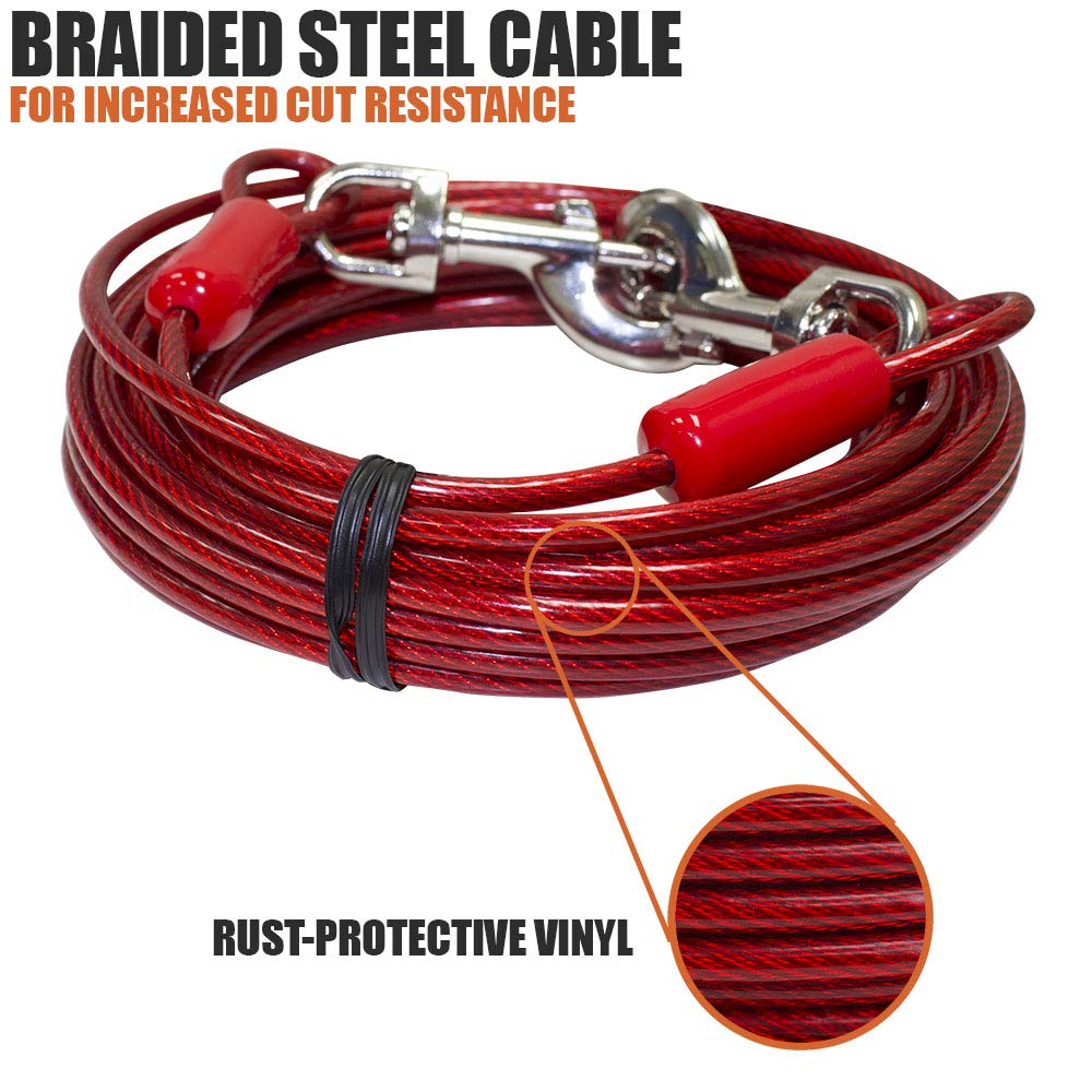 BV Longitud de 30 pies ofrece libertad controlada para tu perro.