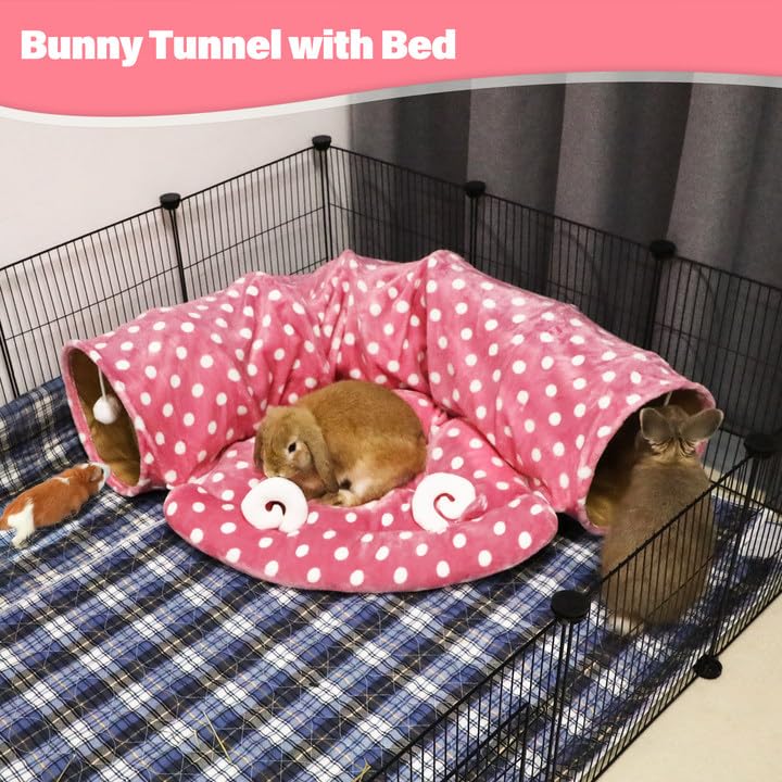 BWOGUE Bunny Tunnel Bed, uso doméstico cómodo para hogar.