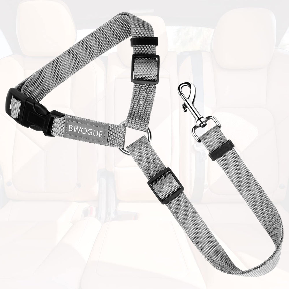 BWOGUE cinturon de asiento para gato, viaje cómodo y seguro.
