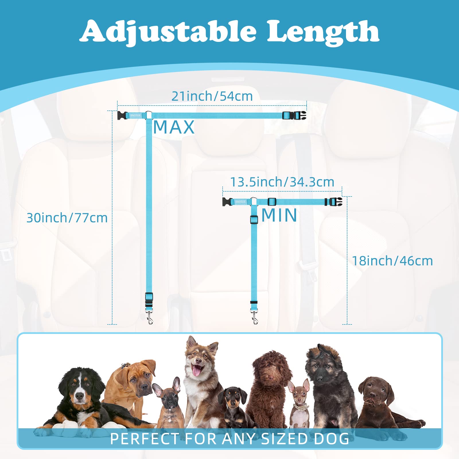 BWOGUE Correa convertible a mano para mayor versatilidad.