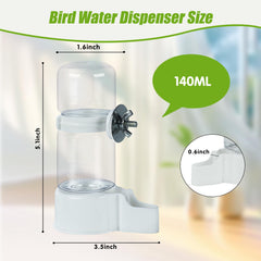 BWOGUE dispensador de agua automático para jaula, instalación rápida y segura.