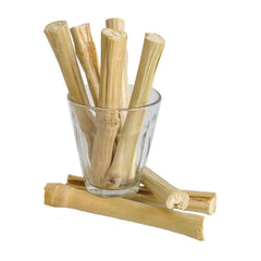 BWOGUE Juguete masticable de bambú dulce para pequeños roedores, entretenimiento diario.