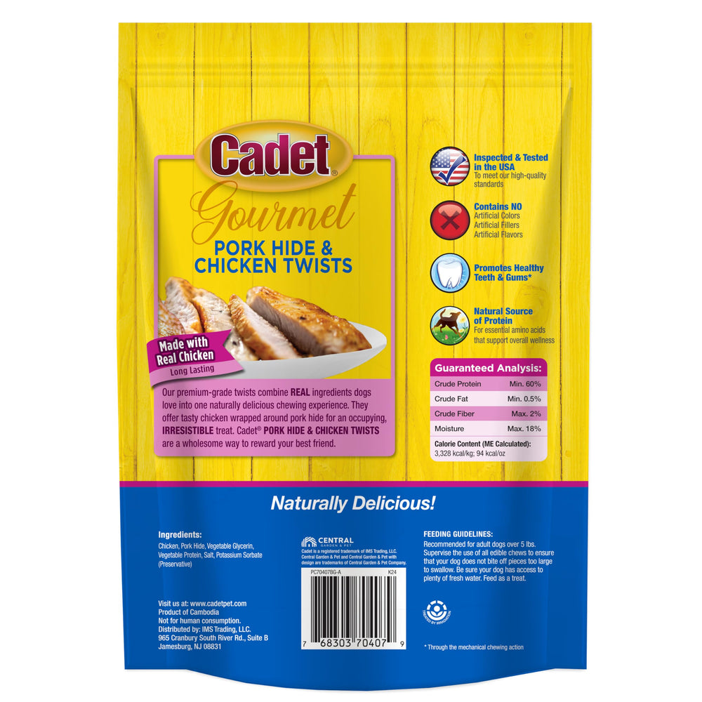 Cadet Gourmet Apoyo dental: ayuda a limpiar dientes durante el juego.