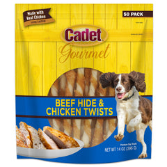 Cadet Gourmet twists empaque: snack duradero para perros
