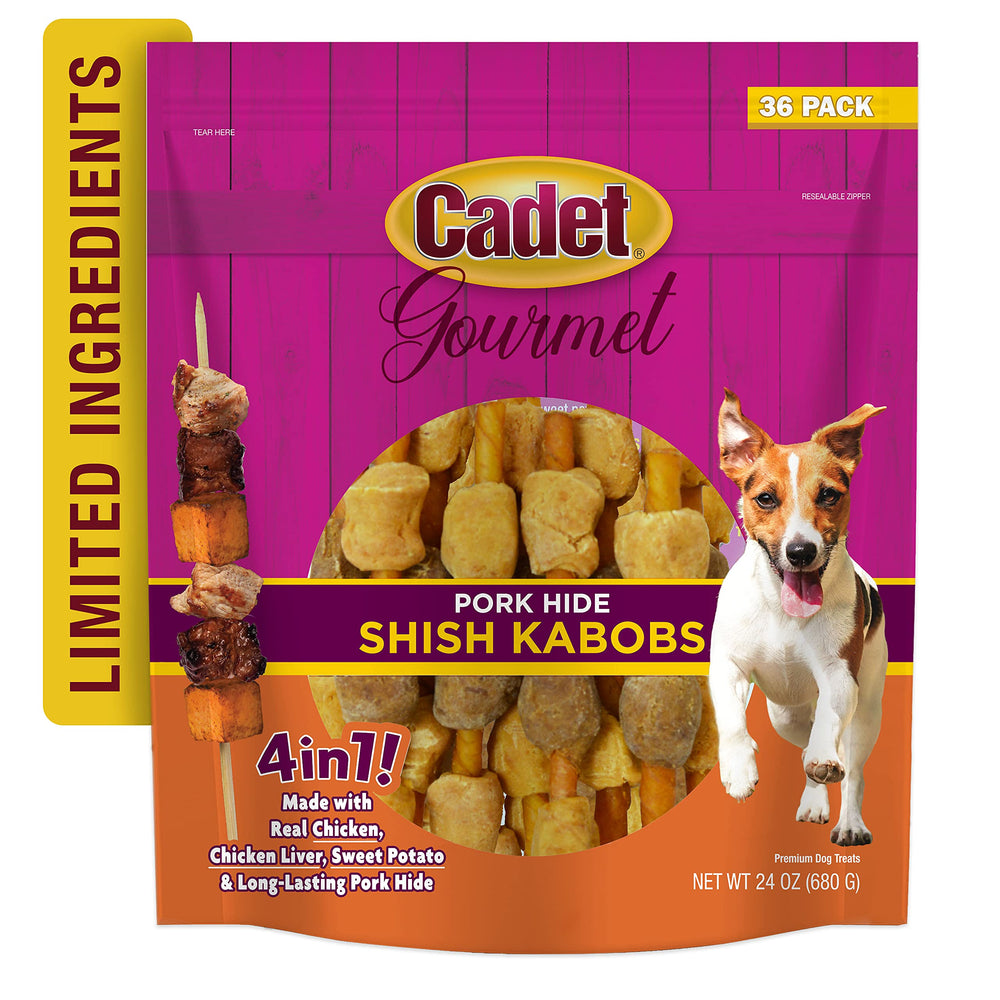 Cadet Gourmet golosinas de cerdo para perros pequeños, sabores atractivos.