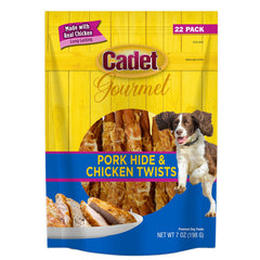 Cadet Gourmet Palitos cerdo 5 pulgadas: duraderos y sabrosos para masticar.