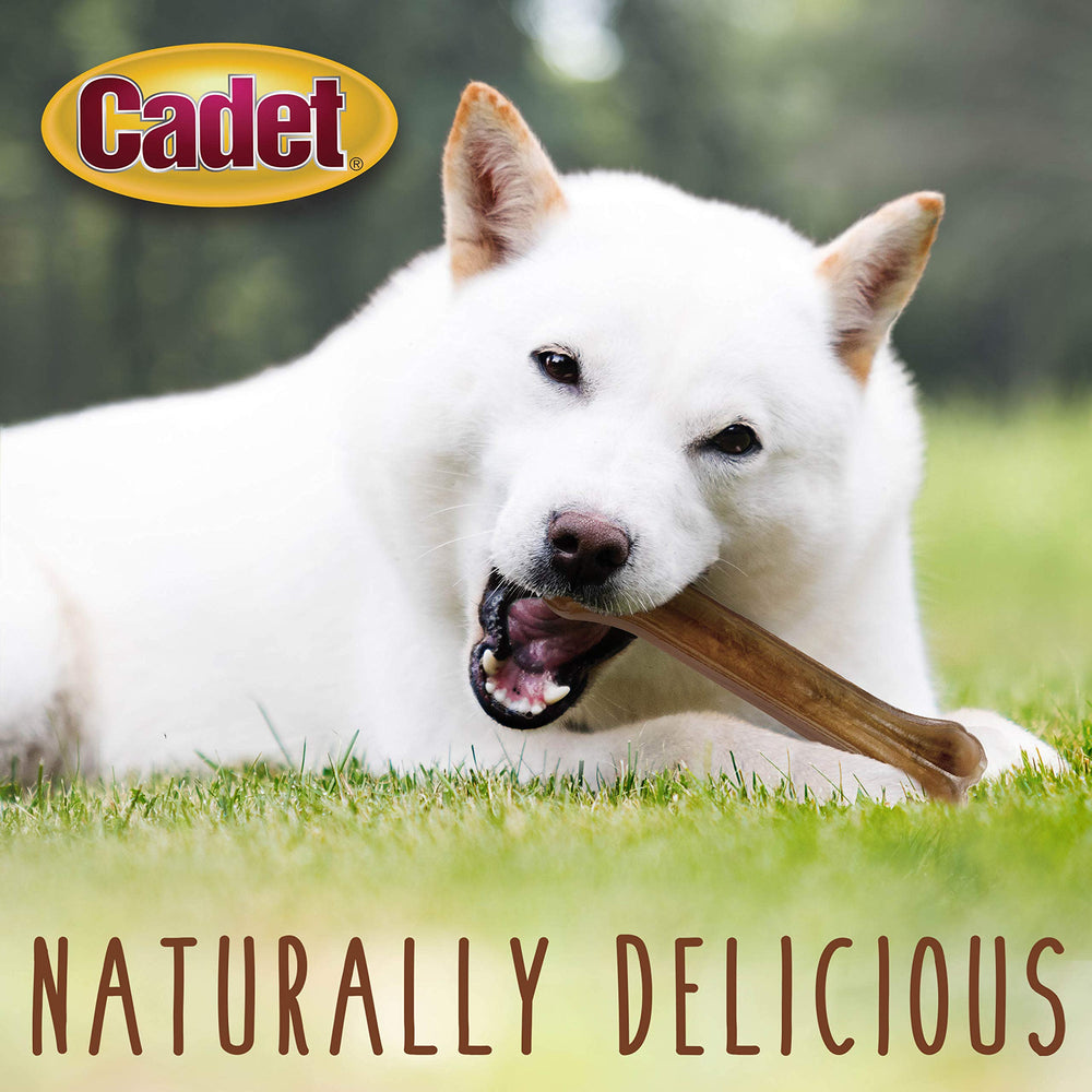 Cadet hueso prensado sin colorantes ni sabores artificiales para perros sensibles.