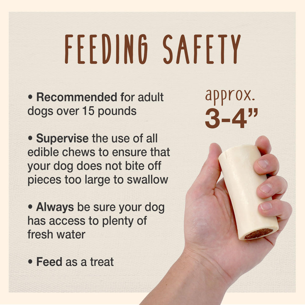 Cadet Hueso Relleno Ingredientes simples para perros curiosos