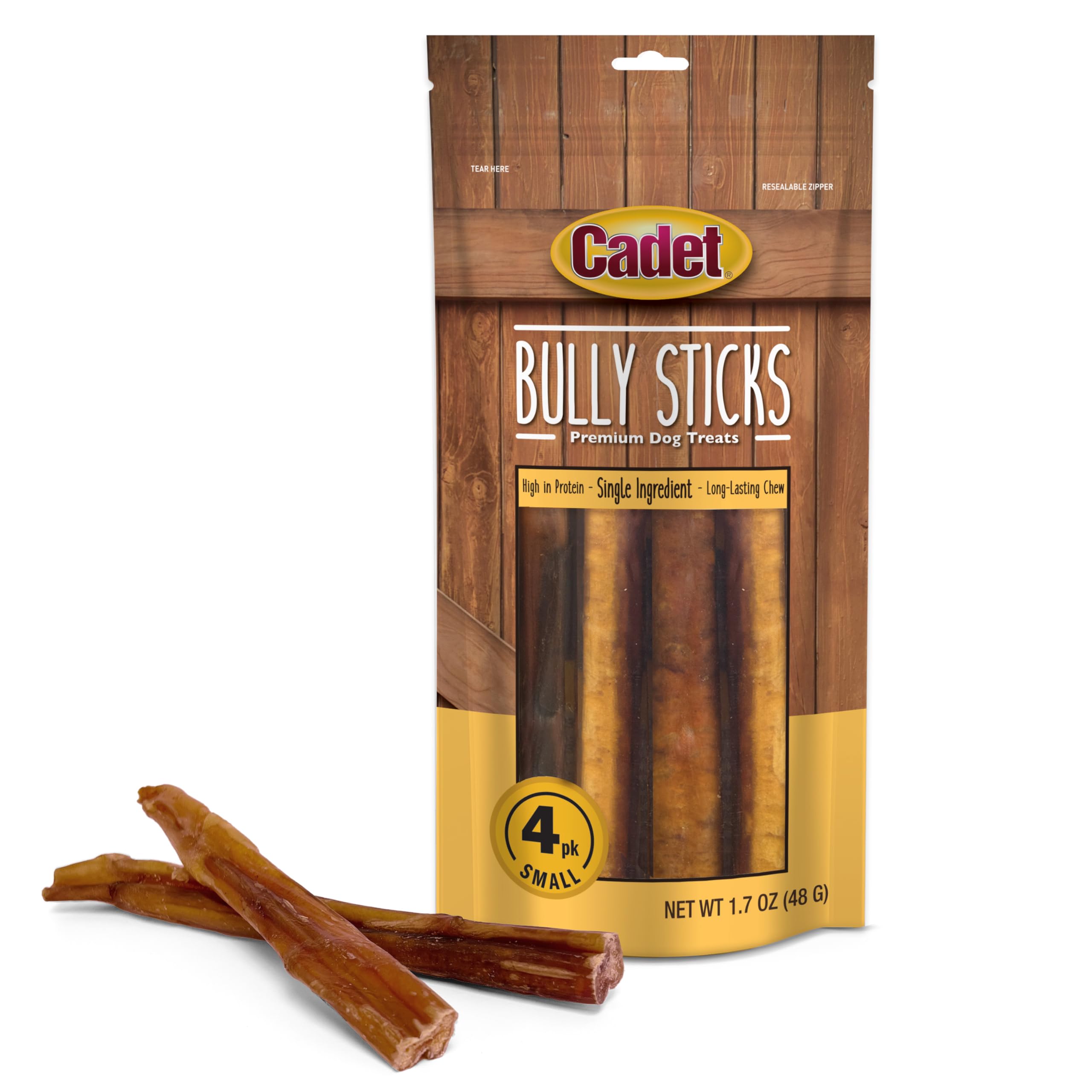 Cadet Palitos de res 100% natural para perros pequeños.