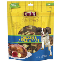 Cadet Wraps Pollo y Manzana envoltura sabrosa para perros