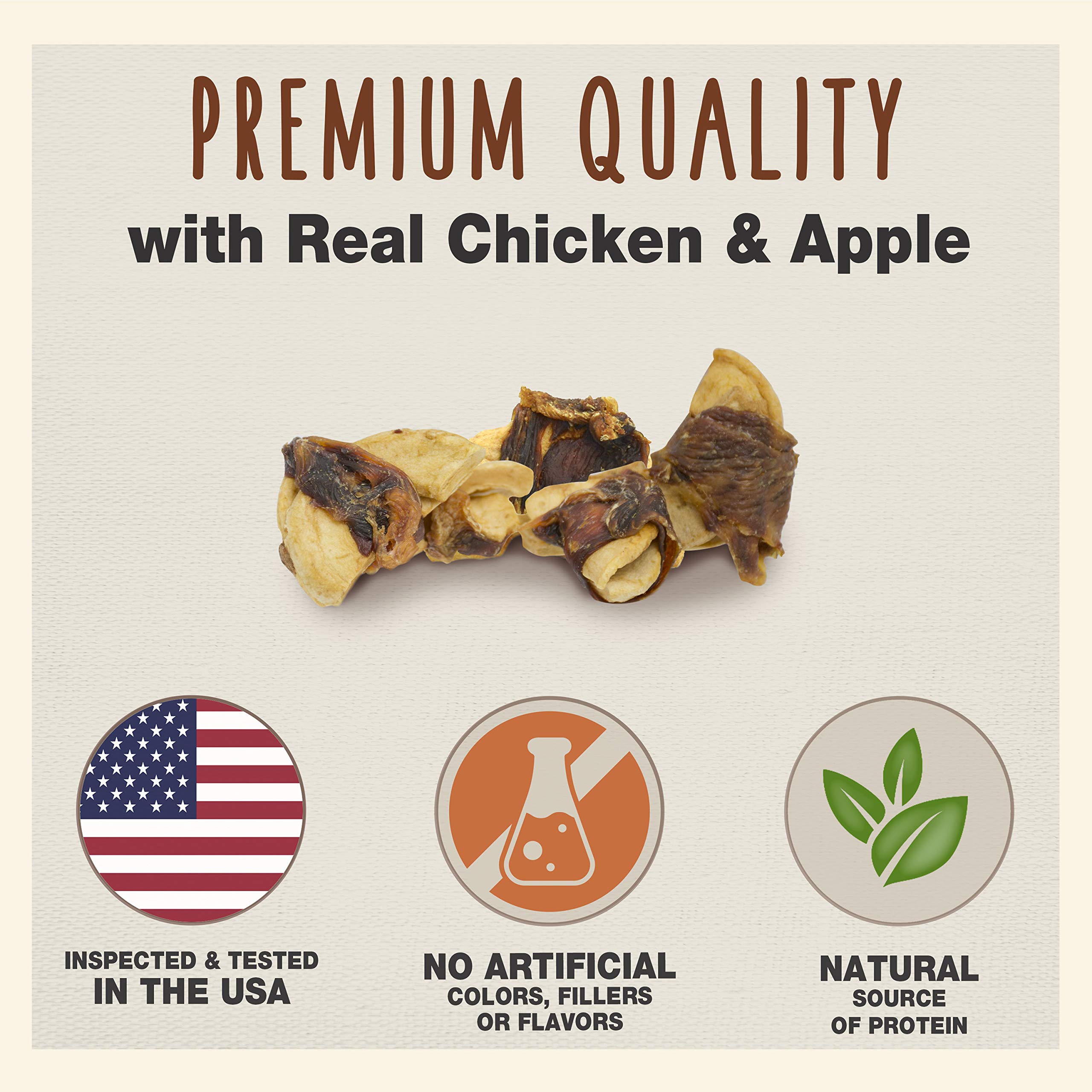 Cadet Wraps Pollo y Manzana ingredientes reales sin colorantes