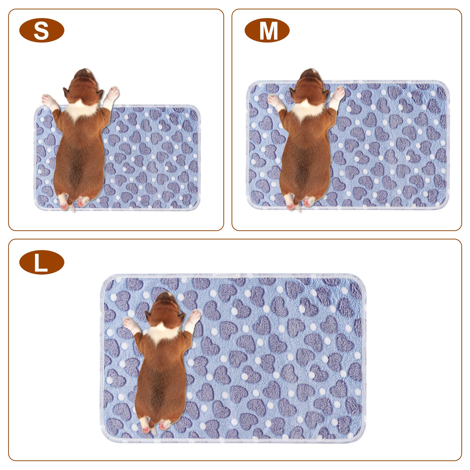 CADONO Manta para mascota con huellas rosa, perfecta para perros y gatos pequeños.