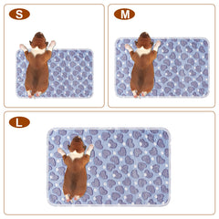 CADONO Manta para mascota con huellas rosa, perfecta para perros y gatos pequeños.