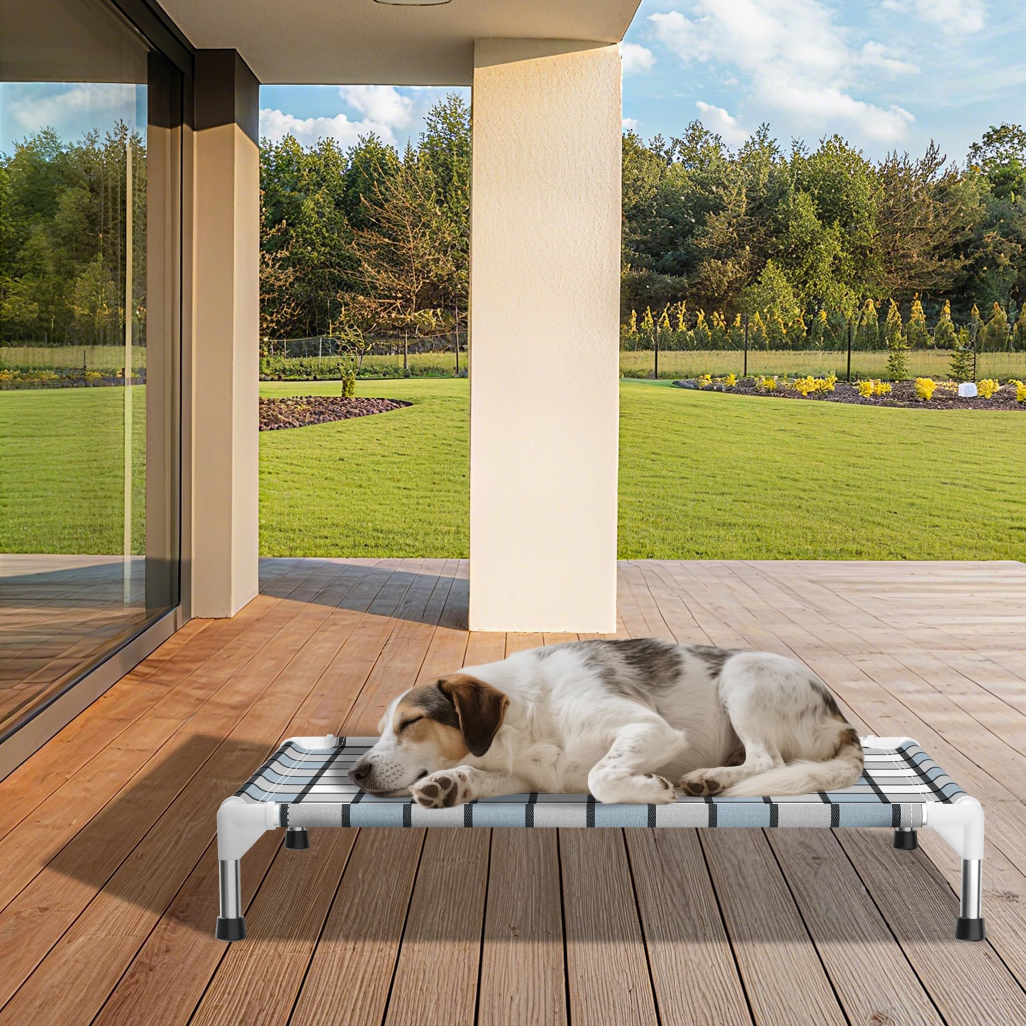 Caghash cama para exterior ideal para patio o jardín durante días de juego