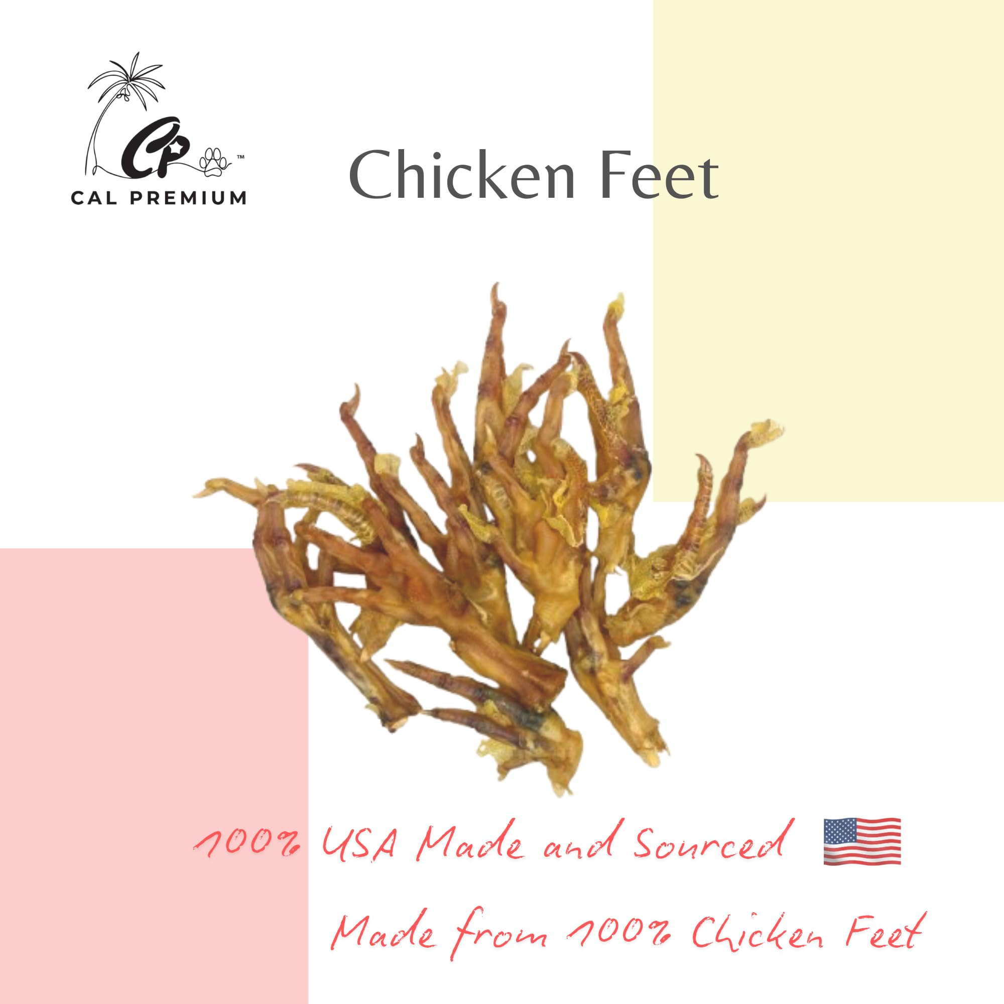 Cal Premium patas de pollo para perros, alta proteína y sabor natural para premiar.