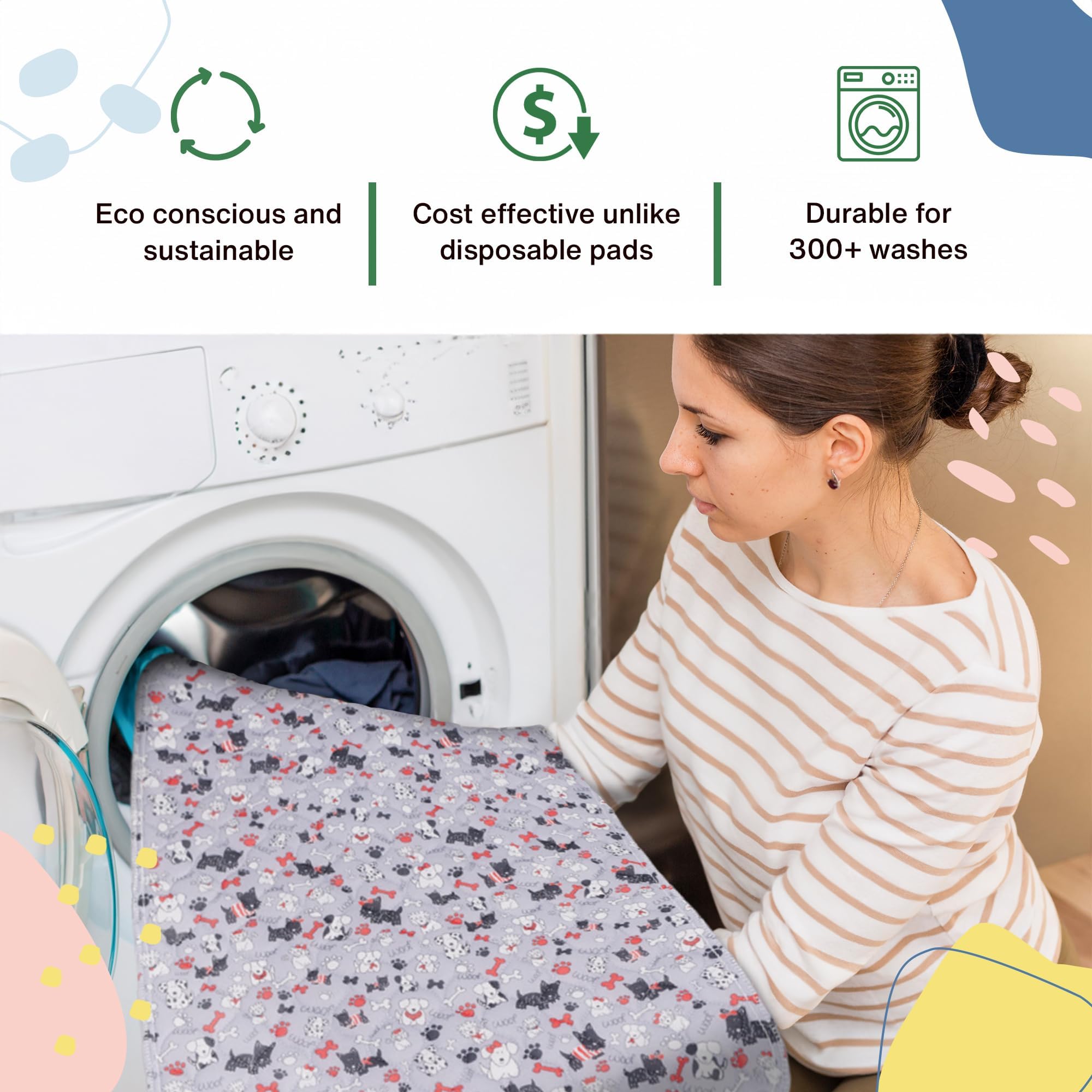Caldwell's Almohadilla durable resiste lavados frecuentes