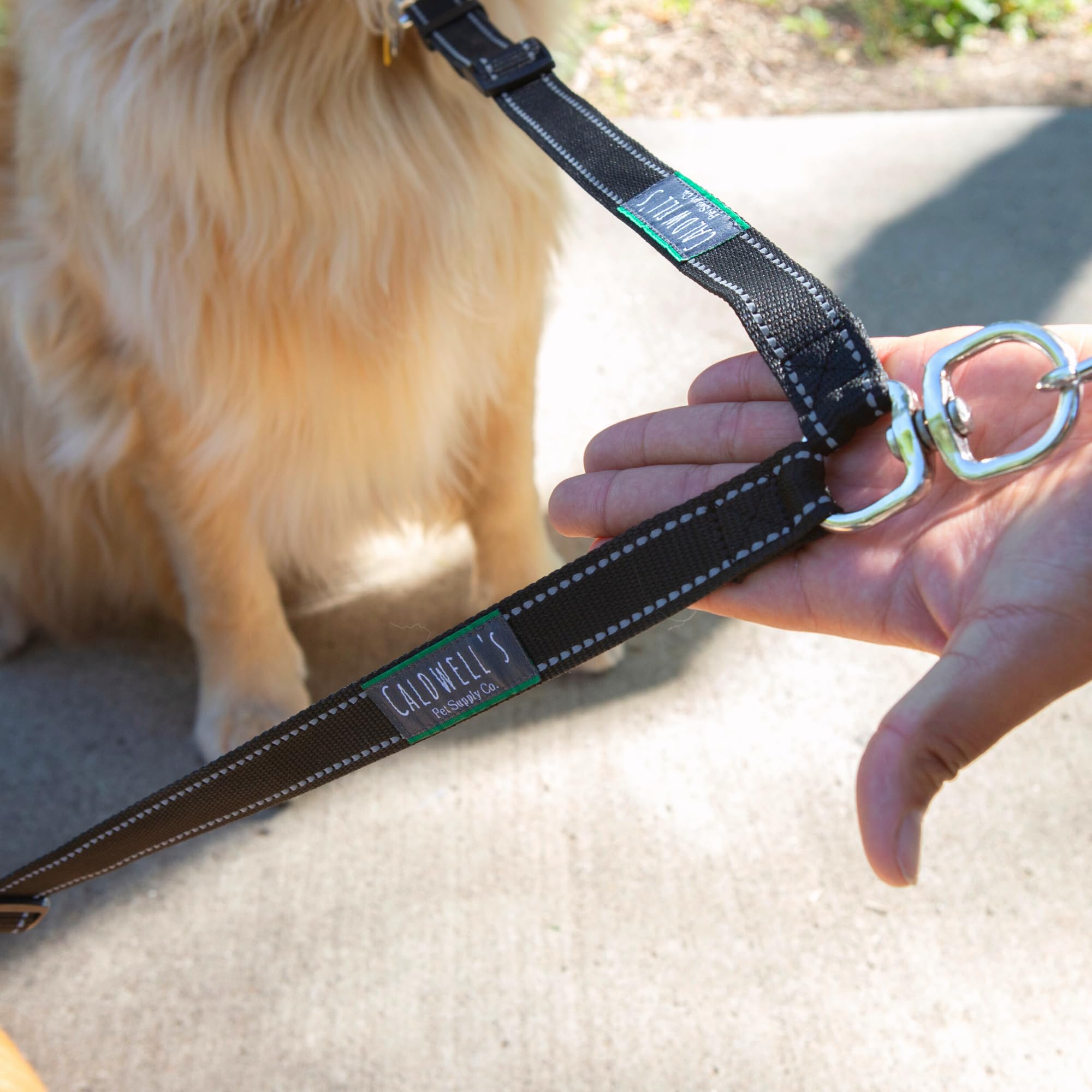 Caldwell's Pet Supply Co. correa doble duradera para dos perros garantiza durabilidad.