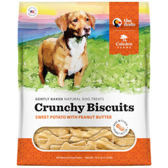 Caledon Farms The Dodo: galleta crujiente de batata y mantequilla de maní para perros.
