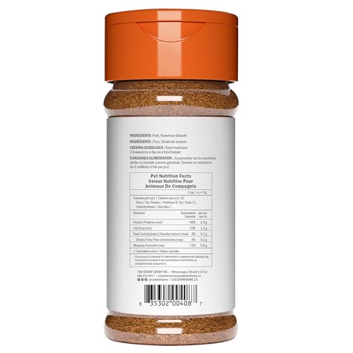Caledon Farms Sprinkles de Cerdo primer plano, muestra textura atractiva para el plato