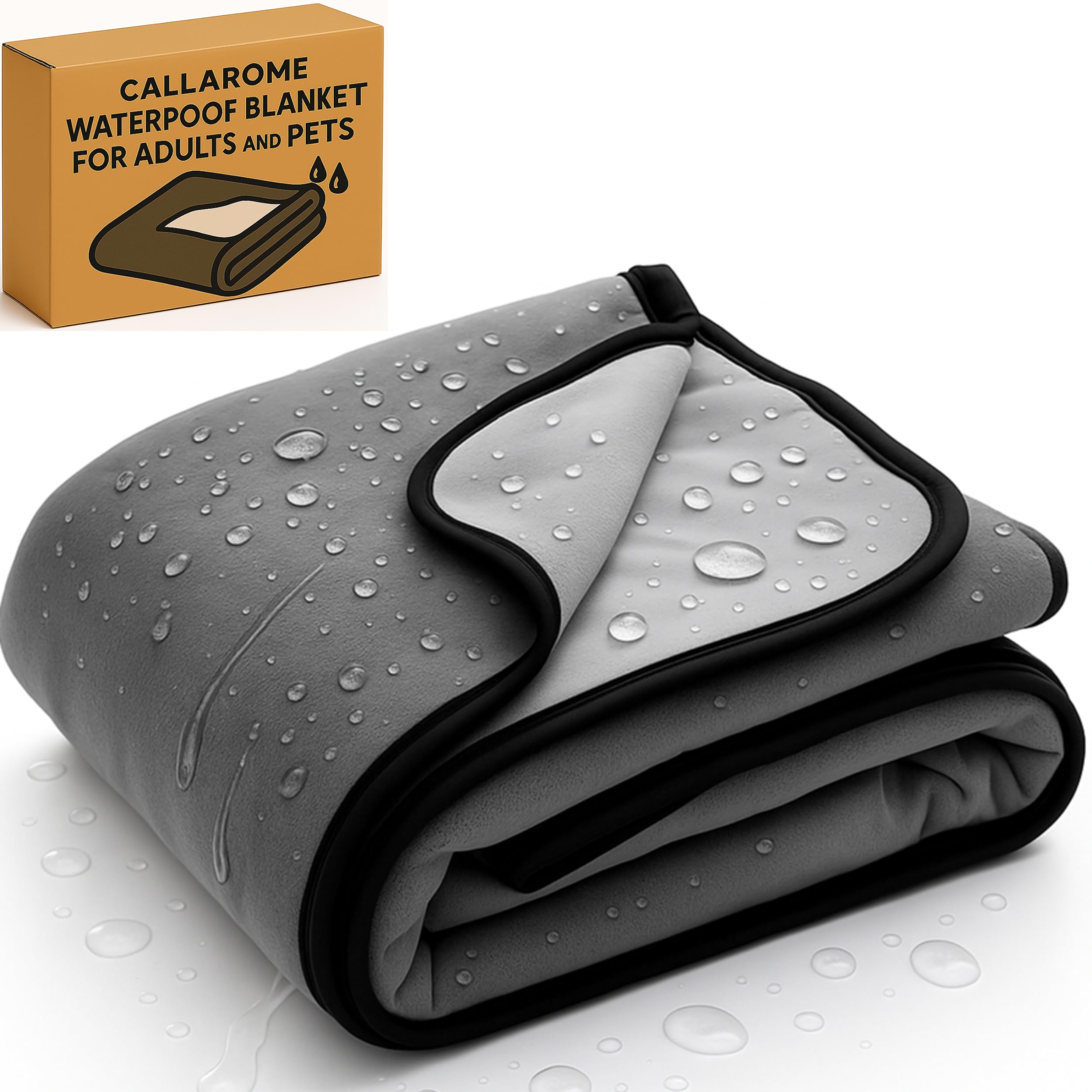 Callarome manta impermeable para cama, protección frente a derrames