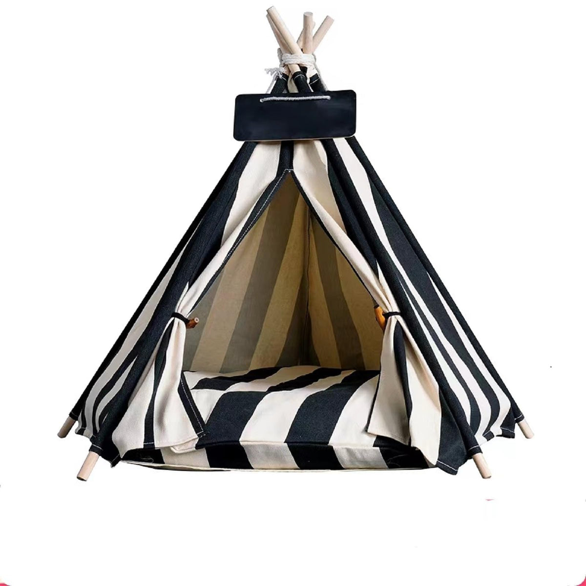 Cama-tepee para mascotas: montaje sencillo para interior