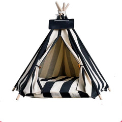 Cama-tepee para mascotas: montaje sencillo para interior