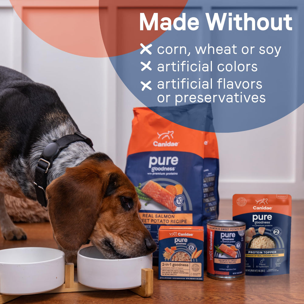 CANIDAE complemento proteico sin granos para perros pequeños