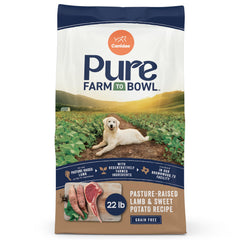 CANIDAE Pure cordero y patata dulce en bolsa de 22lb para perros adultos