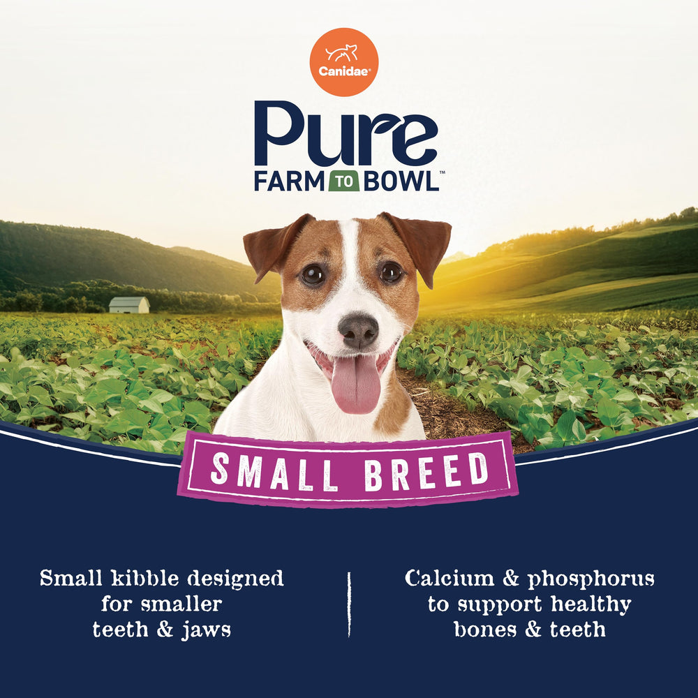CANIDAE Pure Farm To Bowl croquetas pequeñas: tamaño ideal para dientes pequeños