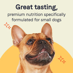 CANIDAE Pure Petite ingredientes reales con pavo y verduras, sabor natural para razas pequeñas.