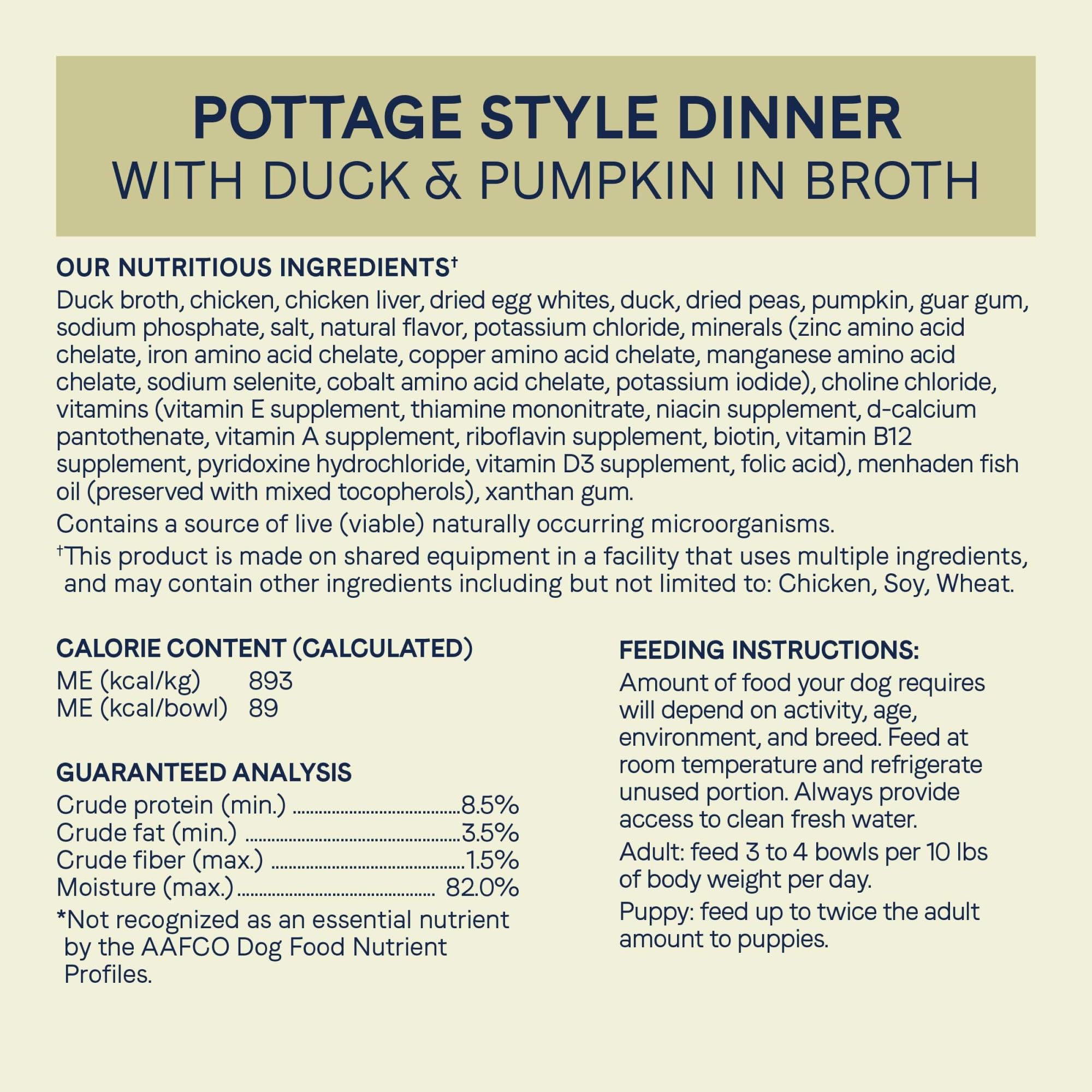 CANIDAE Pure Petite, ingredientes simples y reconocibles con pato y calabaza, sin granos.